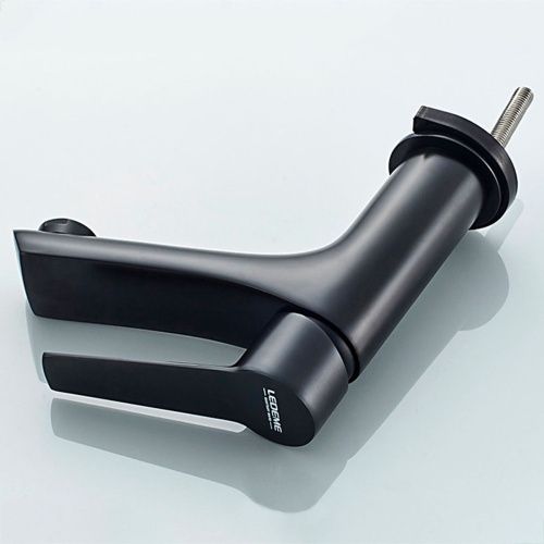 Смеситель для раковины LEDEME L1069B, черный