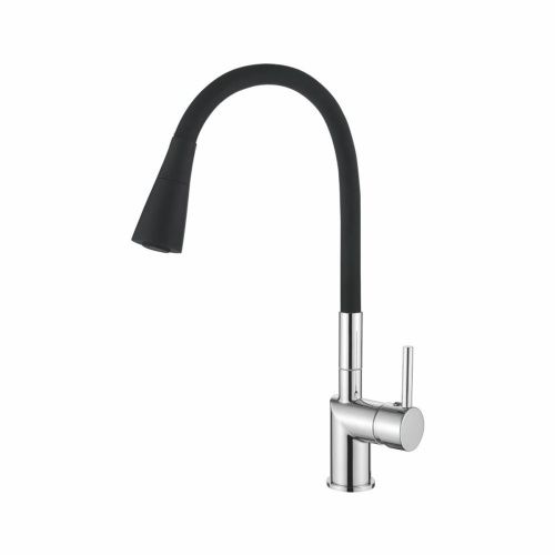 Смеситель для кухни LOFFREY LF84755-82, с гибким изливом, черный