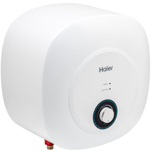 Водонагреватель электрический накопительный 15 л. Haier ES15V-MQ1 над мойкой