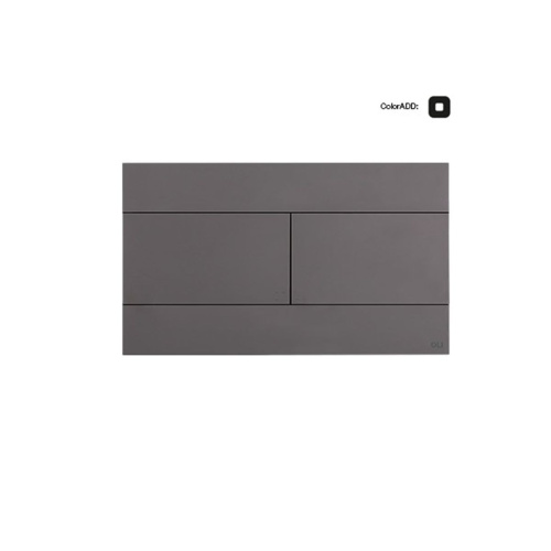 Инсталляция для подвесного унитаза OLI 886914SL04 80 ECO mechanic с кнопкой Slim серый матовый