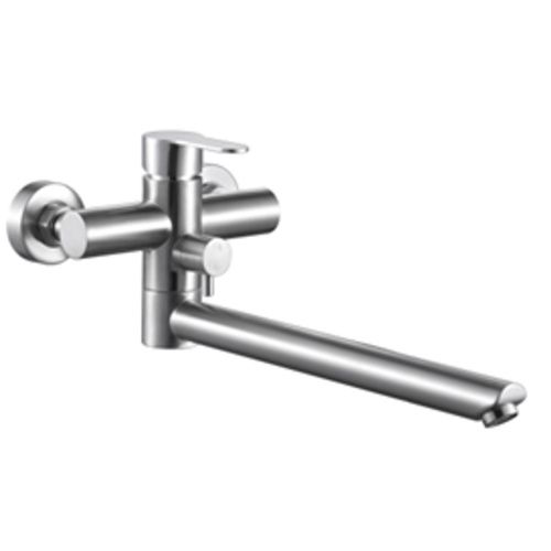 Смеситель для ванны Wasser Zimmer ZM-7761-16A матовый хром, длинный излив, SUS304 (12)