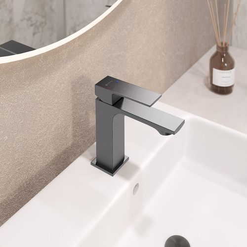 Смеситель для раковины GROSS AQUA 6210880GM Edge графит