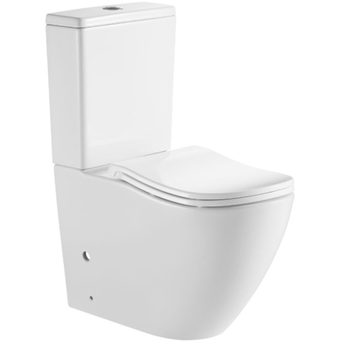 Унитаз-компакт D&K Munchen DT1567516 сиденье микролифт белый 675*390*860 мм
