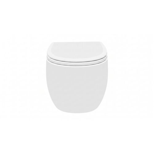 Унитаз подвесной безободковый торнадо Watersense Amelia Vortex W01873 48х35,5х36 см микролифт