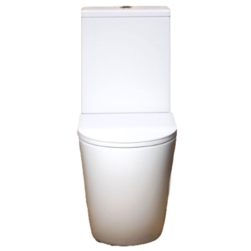 Унитаз напольный безободковый торнадо Watersense Milana Vortex W00744 микролифт 63х39х84 см.