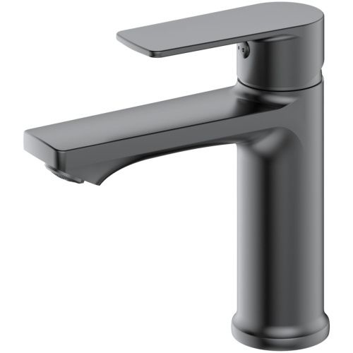 Смеситель для раковины Haiba HB10719-3 оружейная сталь