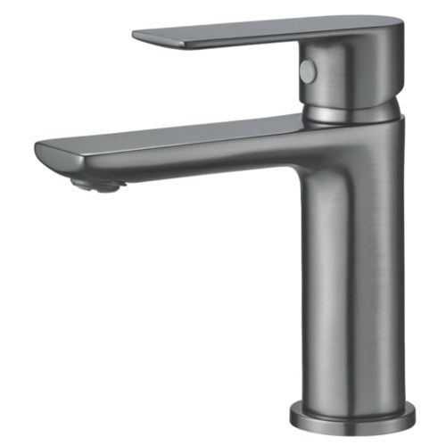 Смеситель для раковины Haiba HB10505-3 оружейная сталь