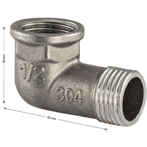 Уголок МАК 372 1/2 х 1/2  п/м, из нержавеющей стали (70/280)
