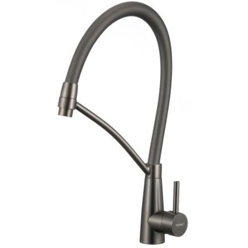Смеситель для кухни Fmark FS8255Q-06 с гибким изливом, графит (6)