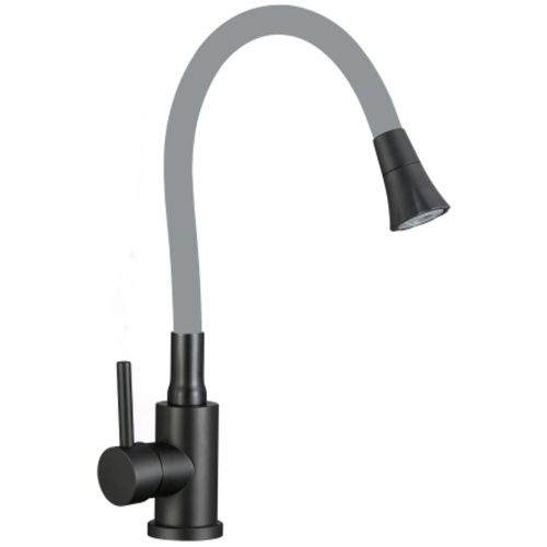 Смеситель для кухни Fmark FS8299H-04 черный, серый (6)