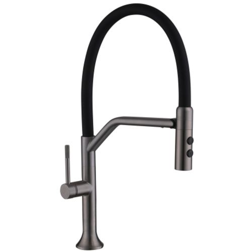 Смеситель для кухни Fmark FS0052Q графит, черный (6)