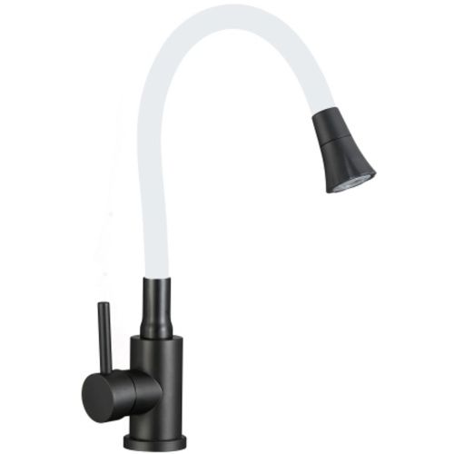 Смеситель для кухни Fmark FS8299H-02 черный, белый (6)
