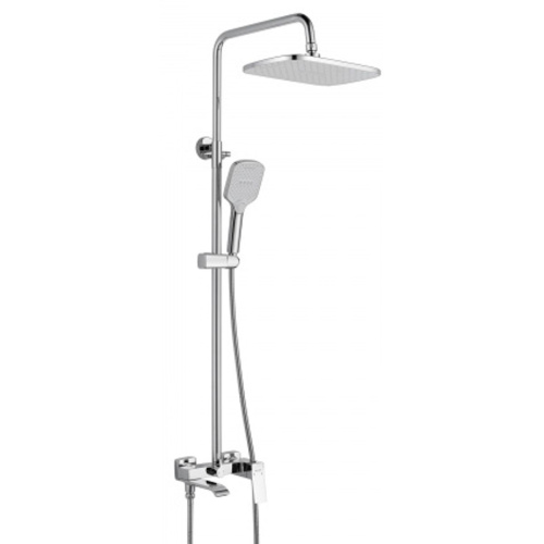 Душевая система Shevanik S4136 верхний душ, лейка, хром (3)