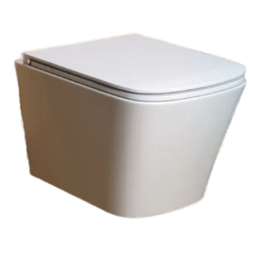 Унитаз подвесной безободковый торнадо Watersense Eva Vortex W00082 49х34х35 см микролифт, дюропласт