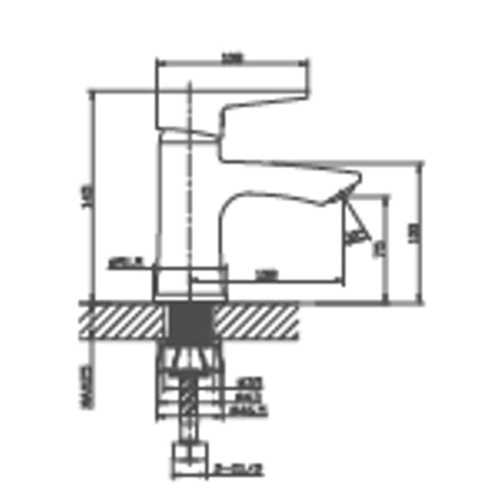 Смеситель для раковины TRIGOR C1-402