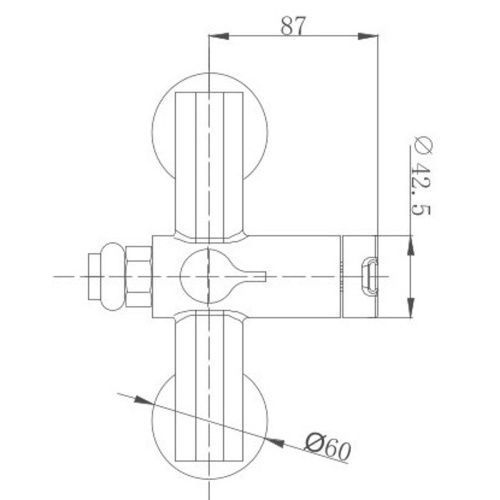 Смеситель для раковины DIONIS T3-359, хром