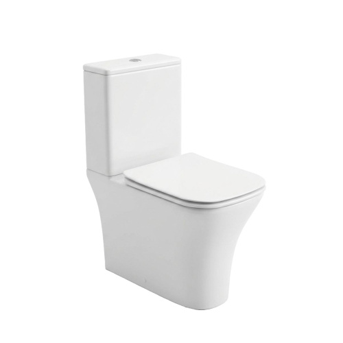 Унитаз напольный безободковый Watersense Eva Pro W00138 микролифт, дюропласт,61,6х37х80,5см