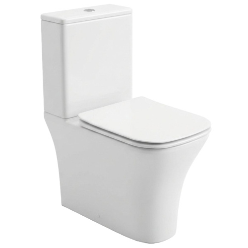 Унитаз напольный безободковый Watersense Eva Pro W00138 микролифт, дюропласт,61,6х37х80,5см
