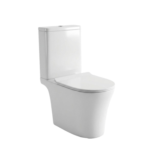 Унитаз напольный безободковый Watersense Belinda Pro W00119 микролифт, сидение ПП, 65х37,5х83см