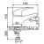 Смеситель для умывальника Ledeme H02-B L1002-B