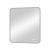 Зеркало для ванной Glamour ЗЛП606 800х900 LED подсветка сенсорный выключатель и часами