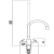 Смеситель для кухни Fmark FS8442-02 с гибким изливом белый