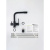 Смеситель для кухни Gross Aqua Ecolife 3120609MB с подключением к фильтру воды черный