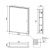 Зеркало-шкаф Reflex LED 600х800 с сенсором MBK025