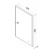 Зеркало Frame Led 600х800 ЗЛП948 с сенсором BLACK