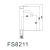 Смеситель для раковины Fmark FS8211H с высоким изливом черный