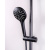 Душевая система OLIVE'S TERMO 34291TMB Черный с термостатом