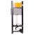 Комплект инсталляция OLI Expert Total Black LE mechanic + кнопка River хром глянец OLI 886668RIOO