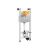 Комплект инсталляция OLI 120 ECO mechanic + кнопка Slim белая 879236mSL01