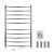 Полотенцесушитель электрический BRIMIX BK109A на 10 перекладин 860х500х80 мм