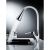 Смеситель для кухни Ammore A5007-3T силиконовым изливом белый/хром