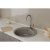Смеситель для кухни RUSH Siple SI7335-60Grey с гибким изливом Серый