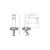 Смеситель для раковины RUSH Thira TR3635-12Black Черный