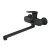 Смеситель для ванны RUSH Nevis NE1735-51black с длинным изливом Черный