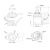 Картридж RUSH D30 RSH602 керамическими пластинами Palm, Luson