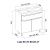 Тумба для ванны напольная Lake 60 tnLAKE60.2D.1Y-01 2 двери, 1 ящик с раковиной Lake 60
