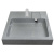 Раковина Стандарт 60 5227600-6 Серый с кронштейном и мыльницей 600х599х85 мм
