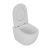 Унитаз подвесной безободковый D&K Matrix DT1396016, 490*370*360 мм, сиденье микролифт, белый
