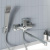 Смеситель для ванны Gross Aqua 2800880C-35F Edge хром