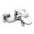 Смеситель для ванны Gross Aqua 2510880C Edge хром