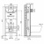 Инсталляция OLI 120 ECO Block Sanitarblock mechanic с кнопкой Narrow OLIpure, хром глянцевый 773707