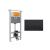 Инсталляция OLI 120 ECO Block Sanitarblock mechanic с кнопкой Narrow OLIpure, черный 773705
