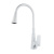 Смеситель для кухни Shevanik S543C-1 гибкий излив, белый