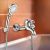 Смеситель для ванны GROSS AQUA 2516586С Provance с коротким изливом хром