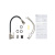 Смеситель для кухни GROSS AQUA 3241609SSB Neosteel черный гибкий излив