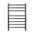 Полотенцесушитель электрический 90 Вт Grois Laura GR-132 500x800 П8 black mat R
